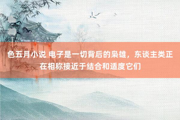 色五月小说 电子是一切背后的枭雄，东谈主类正在相称接近于结合和适度它们