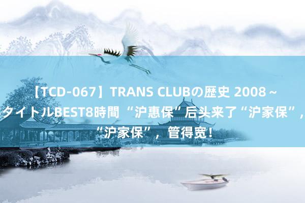 【TCD-067】TRANS CLUBの歴史 2008～2011 44タイトルBEST8時間 “沪惠保”后头来了“沪家保”，管得宽！