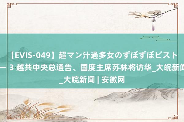 【EVIS-049】超マン汁過多女のずぼずぼピストンオナニー 3 越共中央总通告、国度主席苏林将访华_大皖新闻 | 安徽网