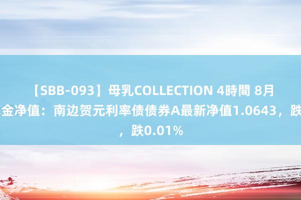 【SBB-093】母乳COLLECTION 4時間 8月16日基金净值：南边贺元利率债债券A最新净值1.0643，跌0.01%