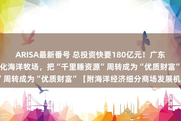 ARISA最新番号 总投资快要180亿元！广东省：加速扶助全链条当代化海洋牧场，把“千里睡资源”周转成为“优质财富”【附海洋经济细分商场发展机遇】