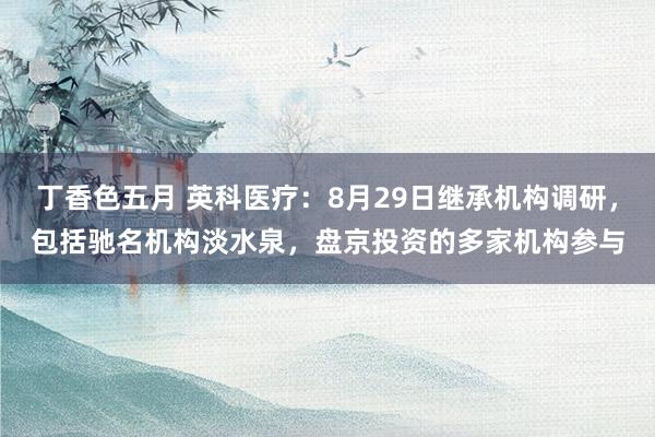 丁香色五月 英科医疗：8月29日继承机构调研，包括驰名机构淡水泉，盘京投资的多家机构参与